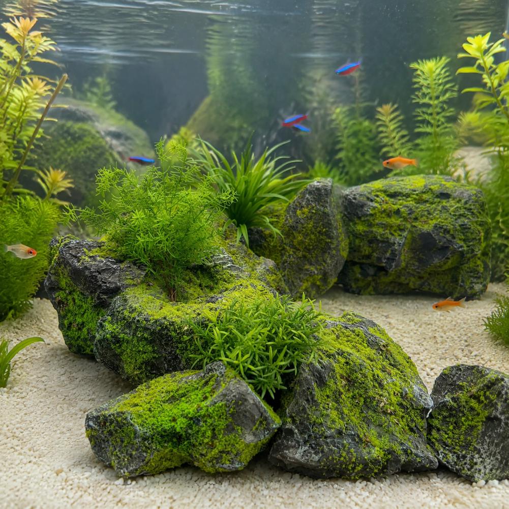 Bonsai Garden With Pond - صخور طحلب صناعية خفيفة الوزن لتنسيق