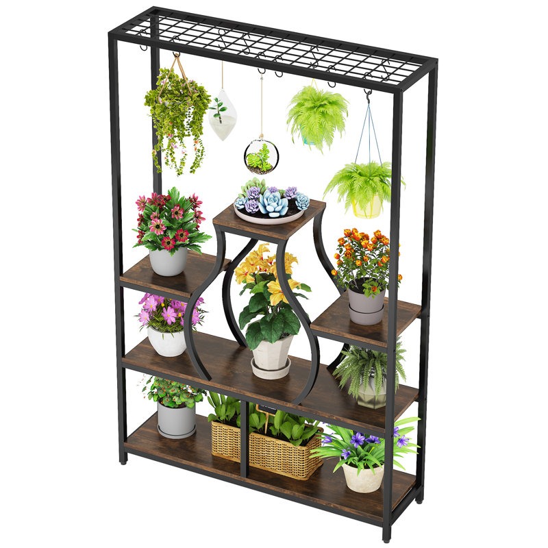 رف معلق للزهور لتزيين الحدائق  - مراجعة Bonsai Garden Wall وسعره