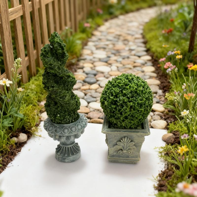 نموذج نبات أخضر محاكي لبيت الد - مراجعة Bonsai Garden House وسعره