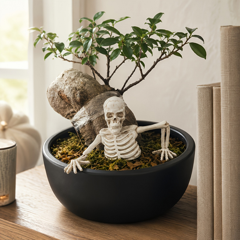 تمثال نصف جسم يتسلق الهيكل الع - مراجعة Bonsai Garden Design وسعره
