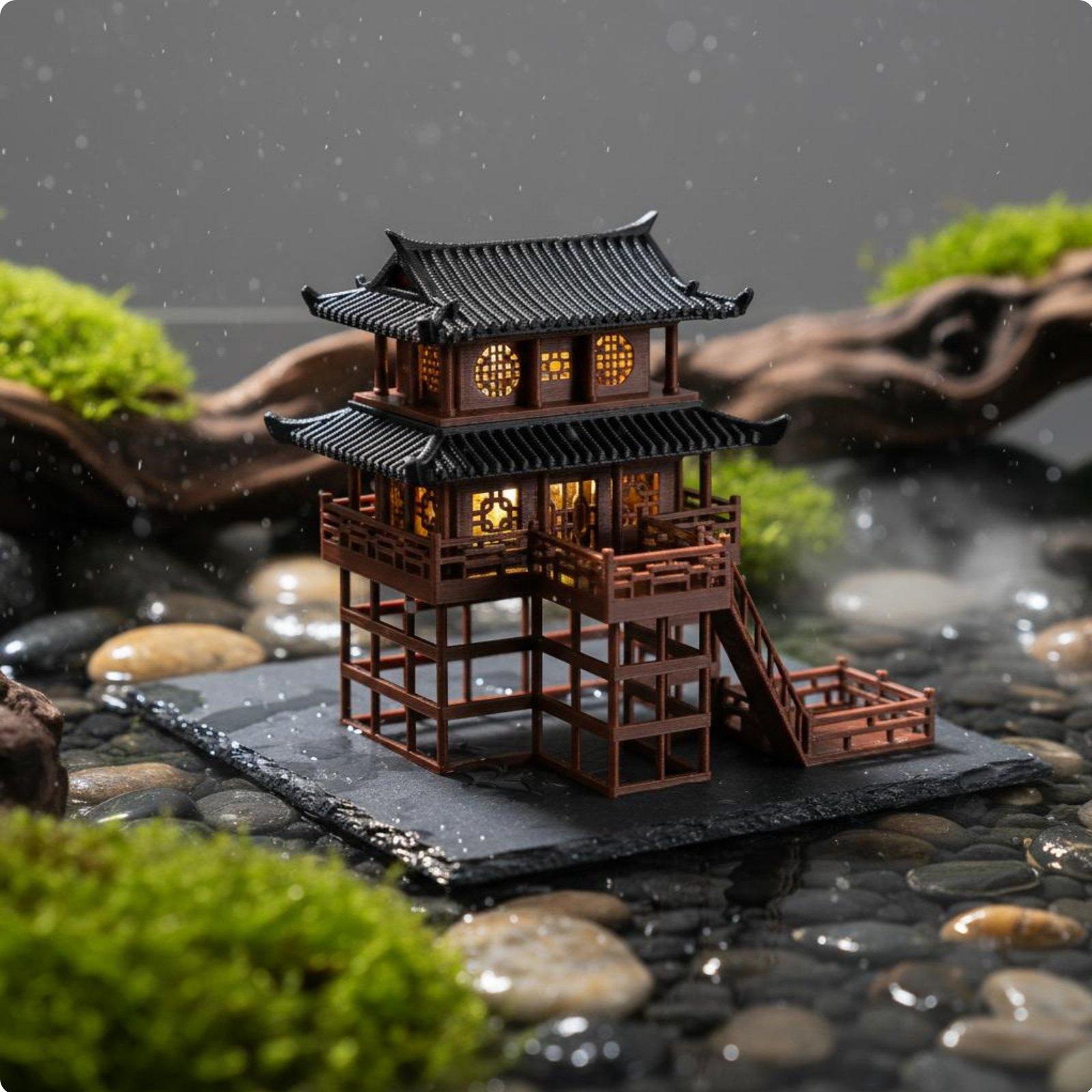 بيت بونساي بلاستيكي على شكل با - مراجعة Bonsai Garden House وسعره
